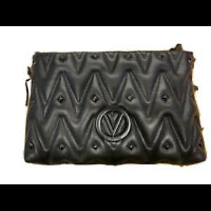 VALENTINO Black Leather Crossbody Authentic VA6120